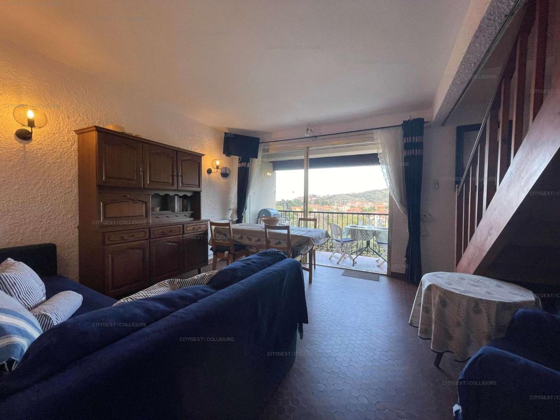 5amb3- Duplex Dans Avec Piscine Et Parking Apartamento Collioure